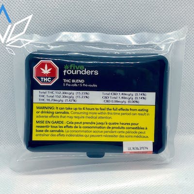 Five Founders House Bud 5 x 0.5g Pre-Rolls