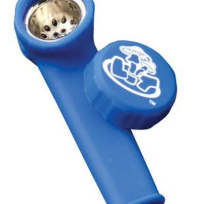 LIT 3.5" Silicone Hand Pipe - Blue