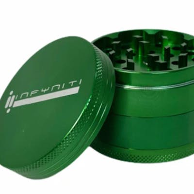 Infyniti Scales - 4 Part Grinder 63mm x 48mm - Green