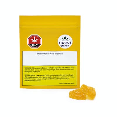 Orchard Peach gummies - WANA QUICK