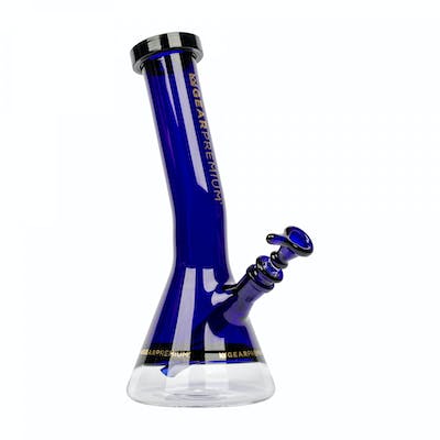 Water Bong - Gear Premium Tuxedo Laid Back Beaker 12" - Blue