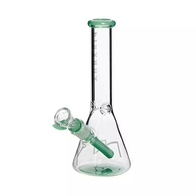 Bong - Piranha Glass 10" 7mm Beaker - Jade Green