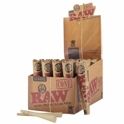 Papers - Raw King Size Cones - Raw King Size Cones 3/Pack