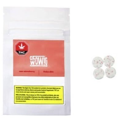 Chowie Wowie - Sour Strawberry THC Mints 4x0.75 g - Chowie Wowie Sour Strawberry THC Mints 4x0.75 g