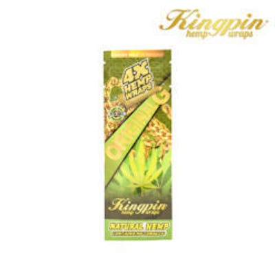 Kingpin - Hemp Wraps (4 Pack) Natural