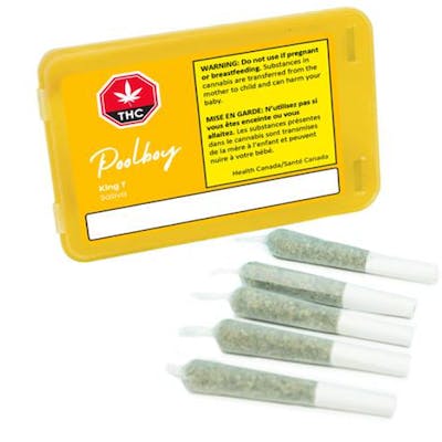 Poolboy - King T Pre-Rolls (5 x 0.35g)