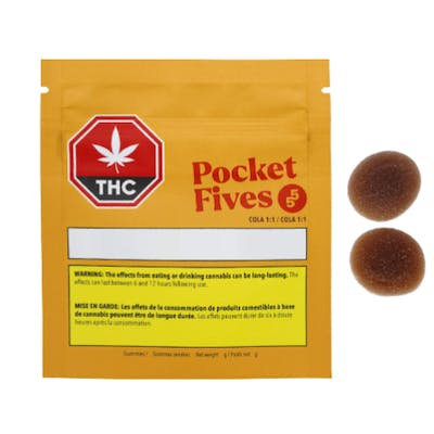 Pocket Fives - Cola 1:1 Soft Chew (2 x 5mg)