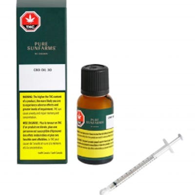 Pure Sunfarms - CBD 30 Oil (30ml)