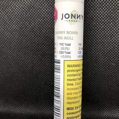 Jonny Chronic Cherry Bomb 3 x 0.5g Pre Rolls