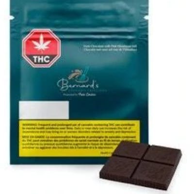 Bernard's Cannabis Creations - 70% Dark Chocolate Bar With Pink Himalayan Salt (1 x 10mg)