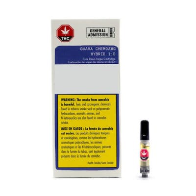 General Admission - Live Resin Cartridge - Guava Chemdawg (0.95g)