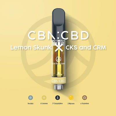 CBN:CBD Lemon Skunk x CKS & CRM - 1g Vape Cart