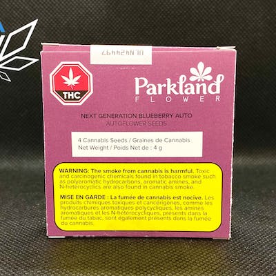 Parkland Flower Nxt Gen Blueberry AUTO x4 Seeds