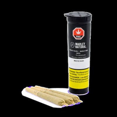 Marley Natural - Marley Black Master Kush 3 x 0.5g Pre-Rolls