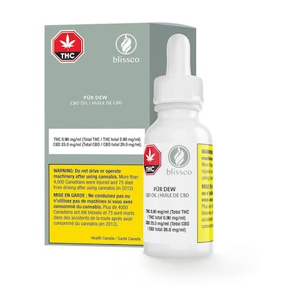 Blissco - Pur Dew CBD 30 mL Oil