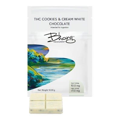 Bhang - Bhang THC Cookies and Cream White Chocolate 1x10 g