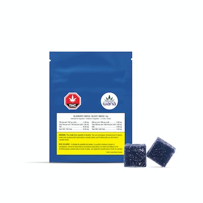 Wana - Wana Blueberry Sour Soft Chews 2 x 4.5 g