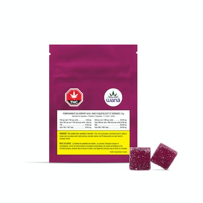 Wana - Wana Pomegranate Blueberry Acai Sour Soft Chews 2x4.5 g