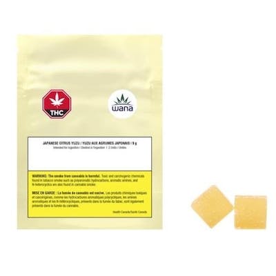 Wana - Wana Citrus Yuzu Sour Soft Chews 2x4.5 g