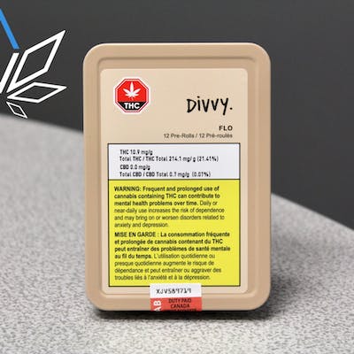 Divvy Flo 12 x 0.35g Pre-Rolls