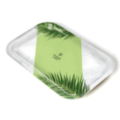 Medium Rolling Trays - Green Palm - Medium