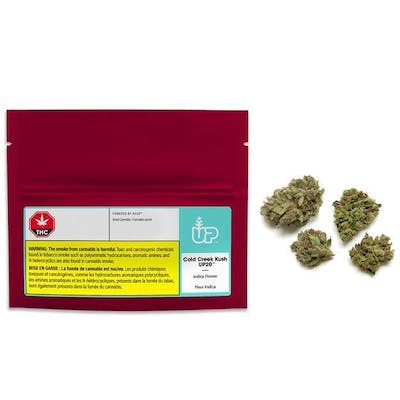 UP20 - Cold Creek Kush - 3.5g - Cold Creek Kush UP20 3.5 g Dried Flower