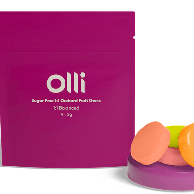 Olli | Sugar Free Orchard Fruit Hard Candy | 10mg THC + 10mg CBD