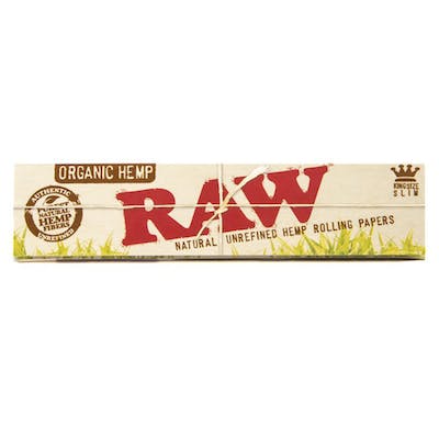 RAW | Organic Hemp Rolling Papers | King Size