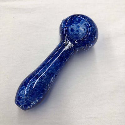 Red Eye Glass | 5" Blue Granite | Hand Pipe