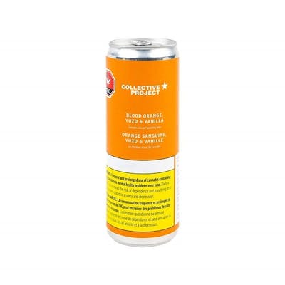 Collective Project | Blood Orange Yuzu & Vanilla Sparkling Juice | 10mg THC + 10mg CBD