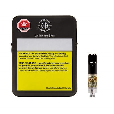 Greybeard | KISH Live Resin 510 Cart | 0.5g