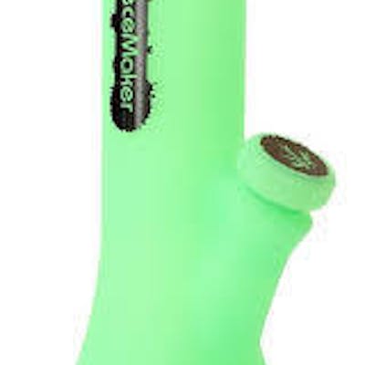 PieceMaker | 8.5" Kali Silicone Bong | Glow Green