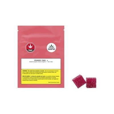 Wana | Strawberry CBD Soft Chews | 20mg CBD