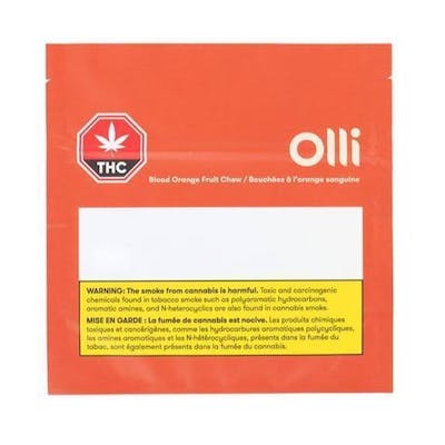Olli | Blood Orange Soft Chews | 10mg THC + 10mg CBD