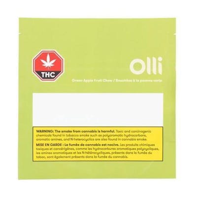 Olli | Green Apple Soft Chews | 20mg CBD + 10mg THC