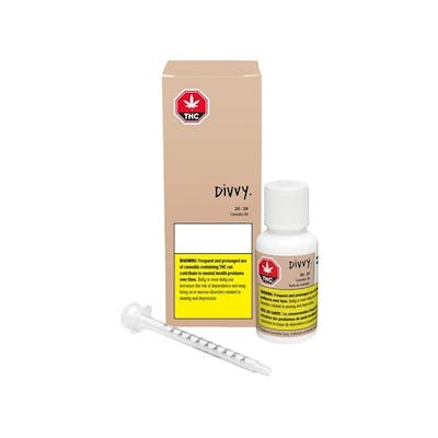 Divvy | THC + CBD Oil | 600mg THC + 600mg CBD