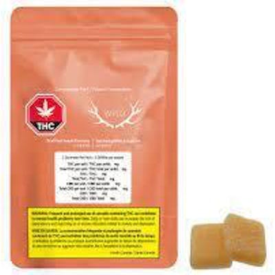 Wyld | Real Fruit Peach Soft Chews | 50mg CBD + 10mg THC