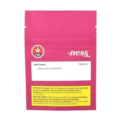 Ness - Secret Garden (Rebel Sour) - Secret Garden (Rebel Sour) 3.5g Dried Flower