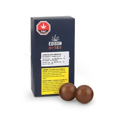 Bytes Milk Chocolate Truffles Duo Pack - Edison Byte 2 Milk Chocolates