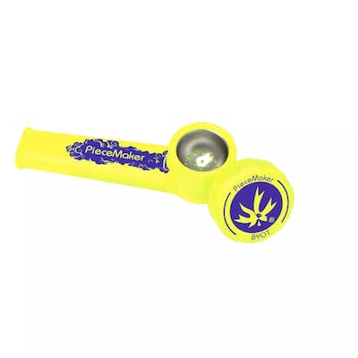 Hand Pipe - Karma Pipe 2020 Series - Bright Hazard Yellow