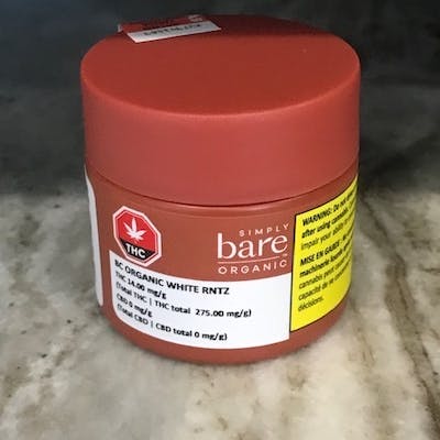 BC Organic White RNTZ 3.5g Dried Flower