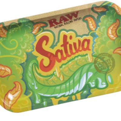 (Strain) Rolling Tray by RAW - Sativa