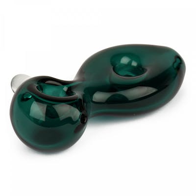 Red Eye Glass | 4.25" Teal Cirque | Hand Pipe