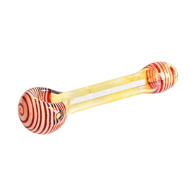 Red Eye Glass | 3.5" Red Money | Hand Pipe