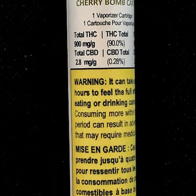 Jonny Economy Cherry Bomb Vape Cart 1g