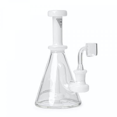 Red Eye Glass | 7" Creeper (White) | Concentrate Rig