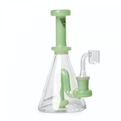 Red Eye Glass | 7" Creeper (Jade Green) | Concentrate Rig