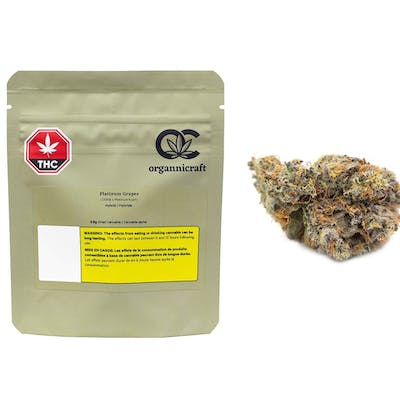 Organnicraft - Platinum Grapes - 3.5g - Platinium Grapes 3.5g Dried Flower