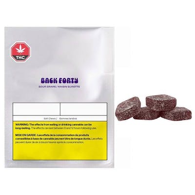 Back Forty - Sour Grape - Soft Chew's - Back Forty Sour Grape