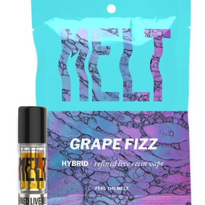 Melt - Live Resin Cartridge - Grape Fizz (0.45g)